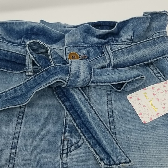 FREE PEOPLE INDIGO SKIRT - Picture 4 of 6